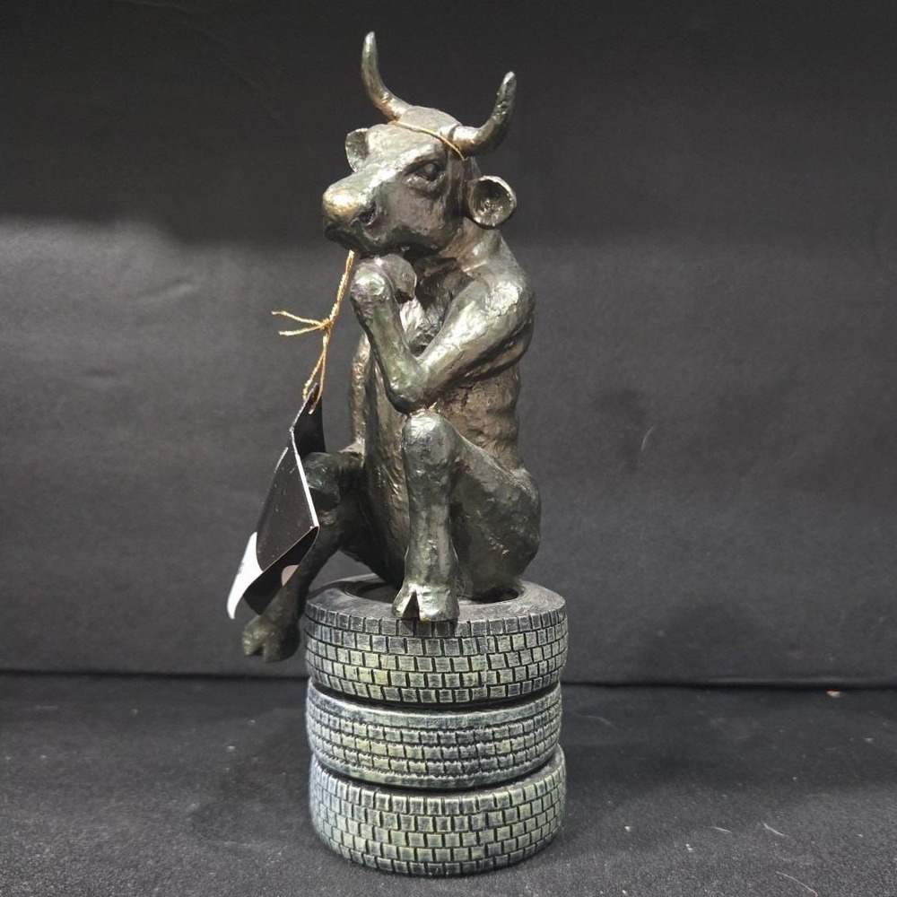 Cow Parade Rodo Logo Existo Figurine, Westland Giftware, #7732, No Box